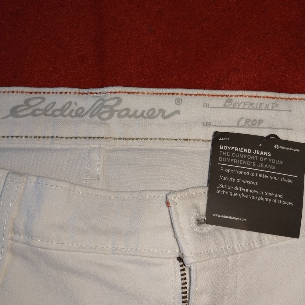 Eddie Bauer Boyfriend crop jeans NWT